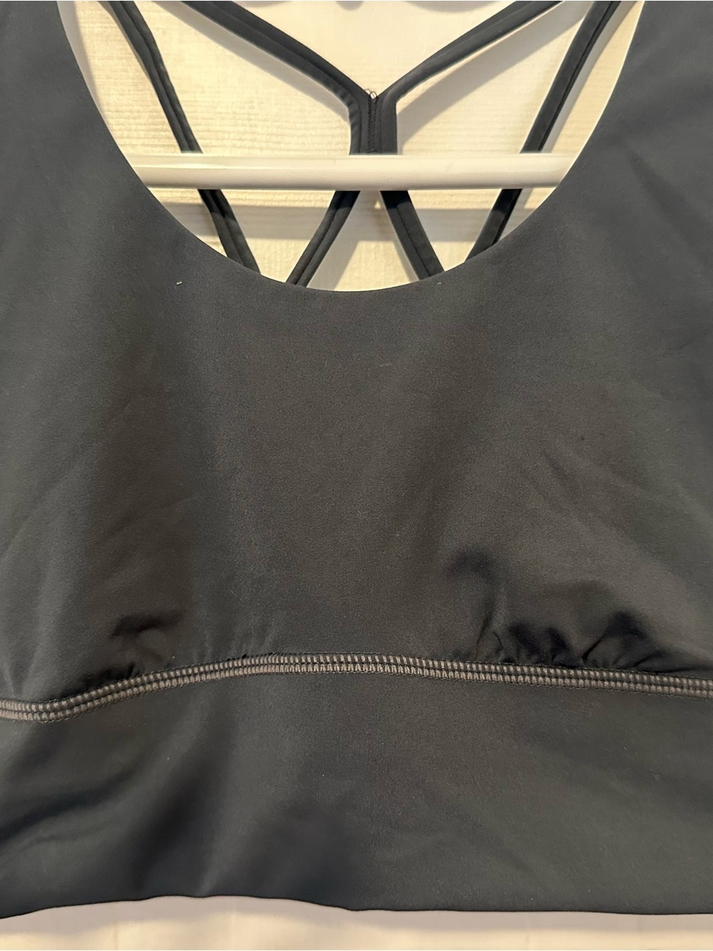 OYSHO Dark Grey Strappy Women's Sports Bra